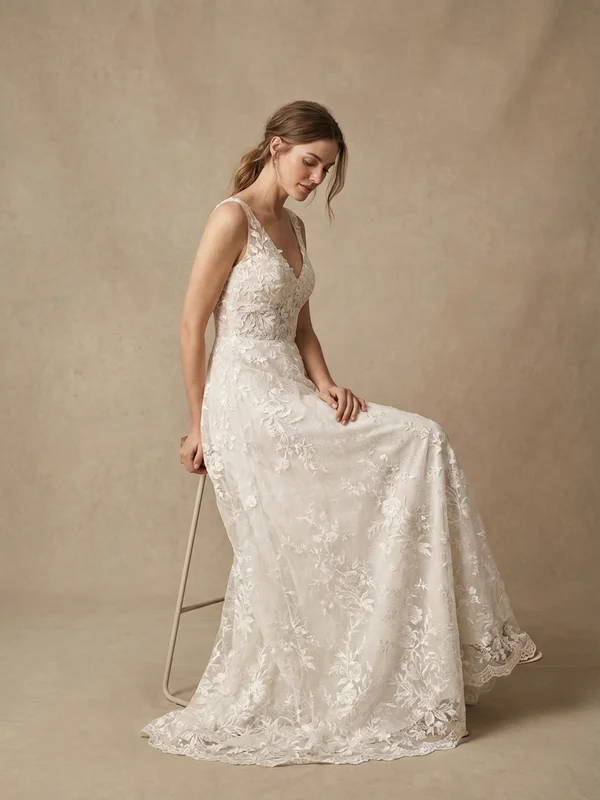Embroidered Wedding Dresses - 1