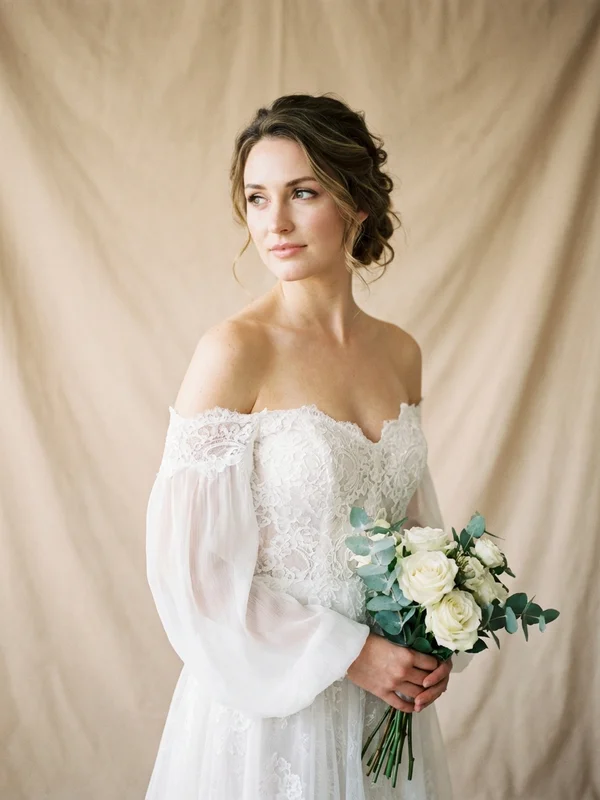 Off-Shoulder Wedding Dresses - 1